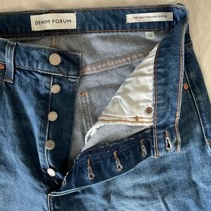 Aritiza Jeans - The Yoko High Rise Slim 28L/Size 32